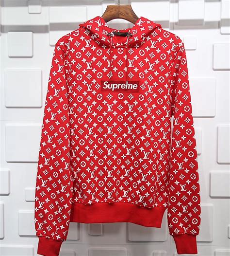 supreme louis vuitton white and black hoodie|supreme Louis Vuitton hoodie neymar.